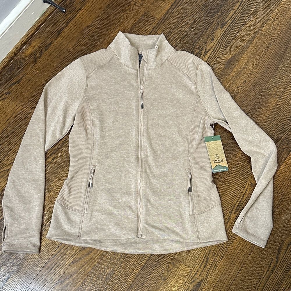 NWT Balance Collection Crescent Full Zip Jacket - Size Medium
